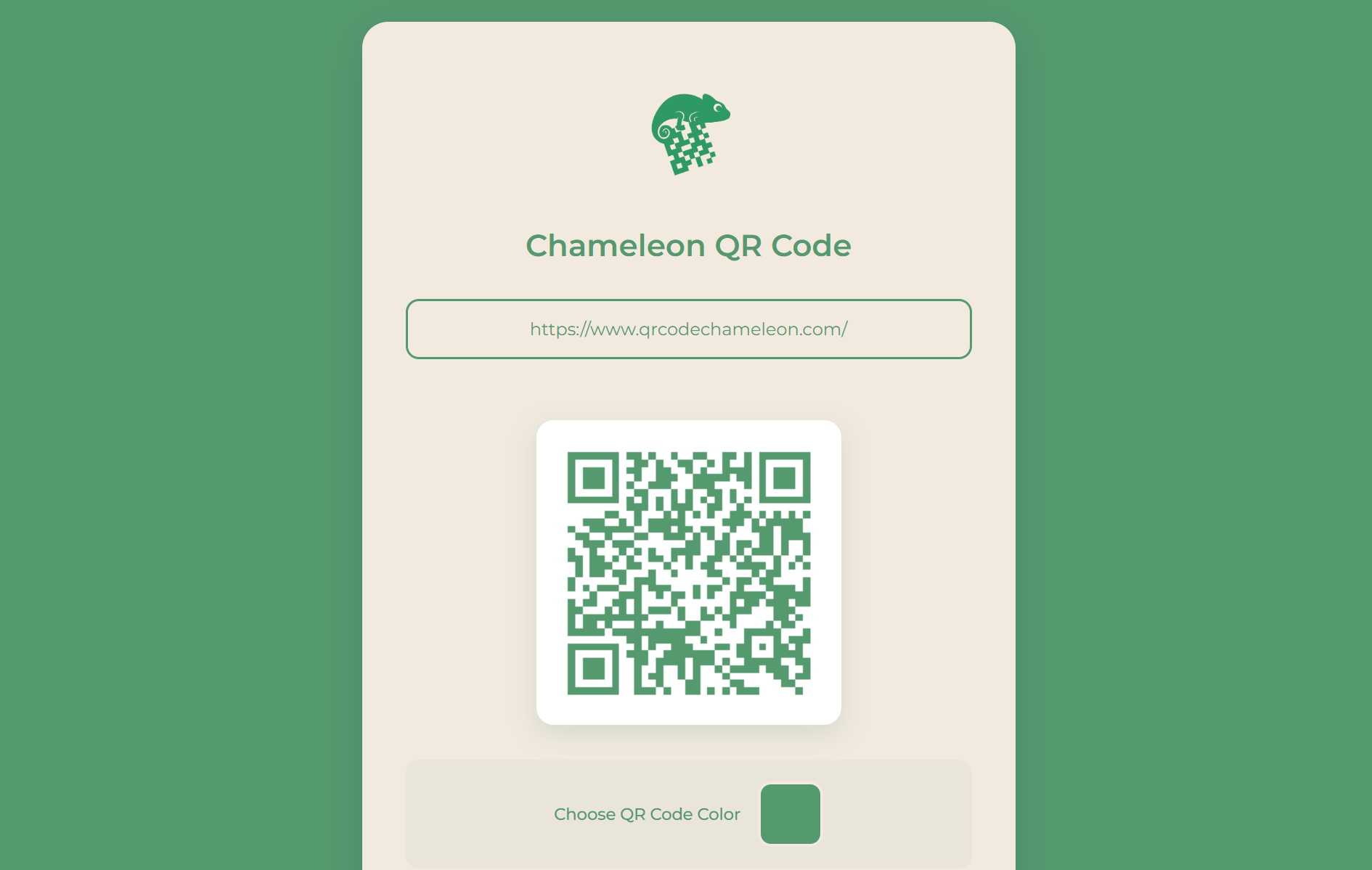 QR Code Chameleon
